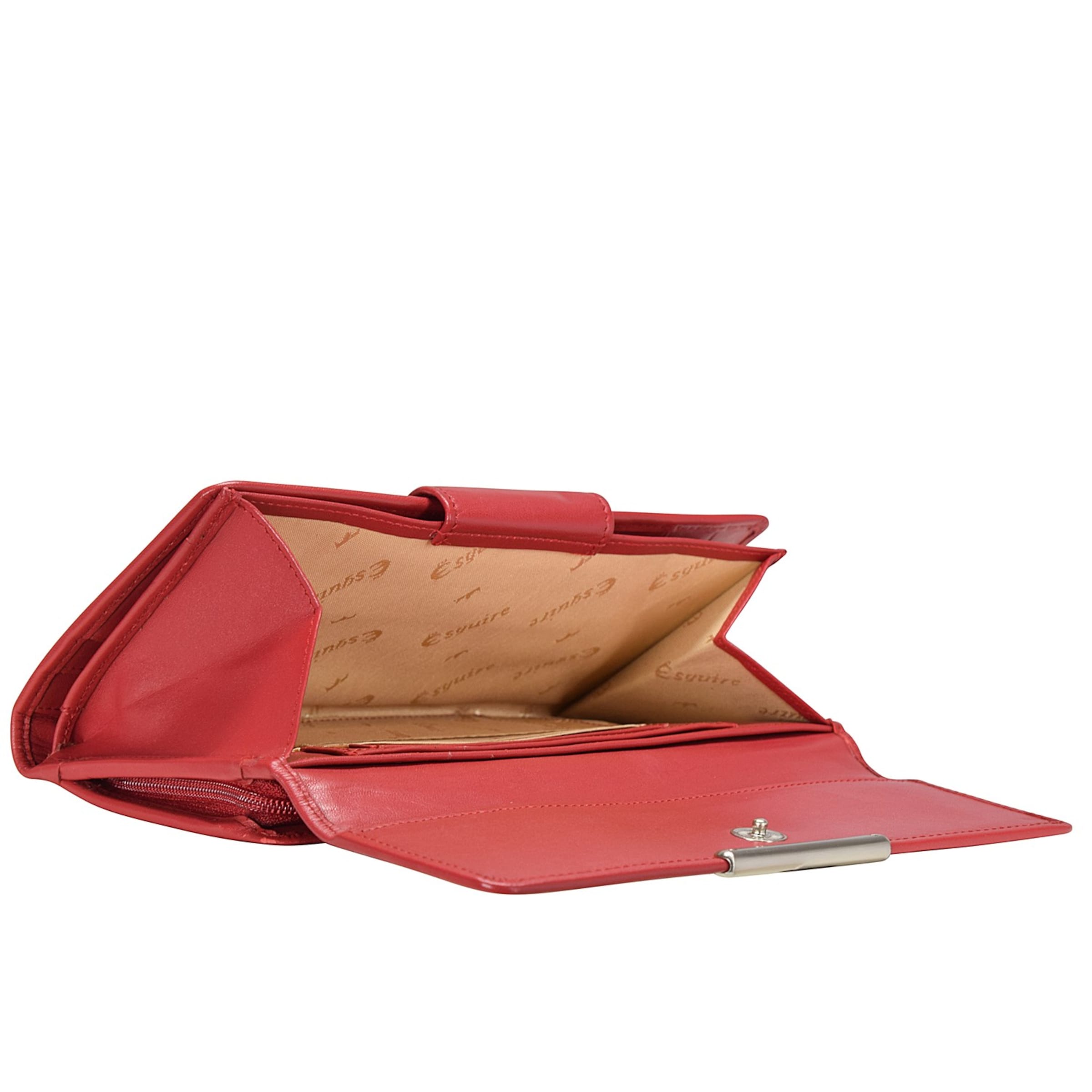 Portamonete 'Helena' di Esquire in rosso