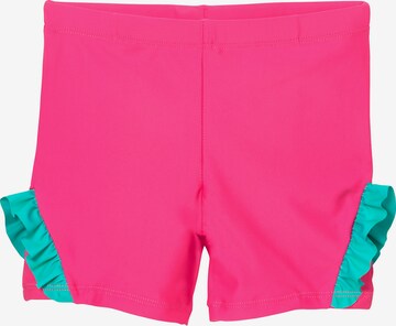 PLAYSHOES UV-suoja 'Schwimmshirt + Badehose' värissä vaaleanpunainen