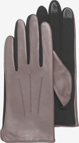 KESSLER Full Finger Gloves 'Mia' in Grey: front