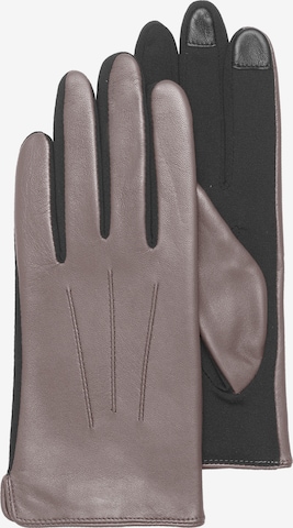 KESSLER Full Finger Gloves 'Mia' in Grey: front