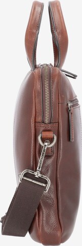 LEONHARD HEYDEN Laptop Bag 'Roma' in Brown