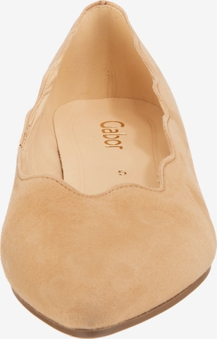 GABOR Ballet Flats in Beige