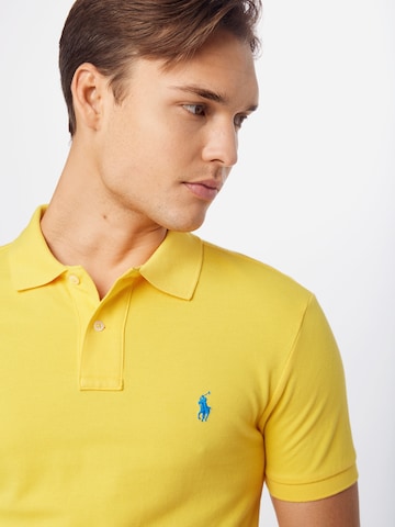 Tricou de la Polo Ralph Lauren pe galben: față