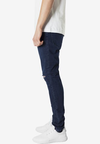 Urban Classics Skinny Jeans in Blauw