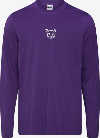 PARI T-Shirt 'Pia' en violet foncé / blanc, Vue avec produit