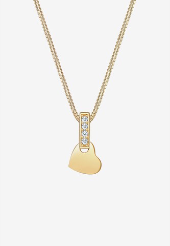 Elli DIAMONDS Kette 'Herz' in Gold