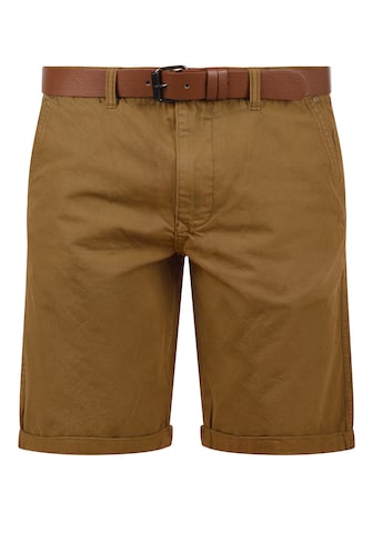 !Solid Regular Pants in Brown: front