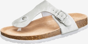 Cruz T-Bar Sandals 'KRISTIN' in Silver: front