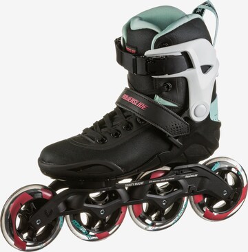 POWERSLIDE Fitness Skates ' Radon Teal 90 ' in Schwarz: predná strana