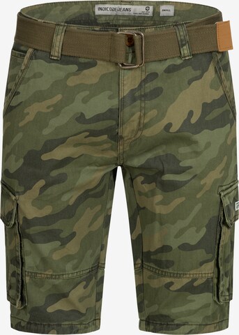 INDICODE JEANS Cargo Pants 'Monroe Cargo ZA' in Green: front