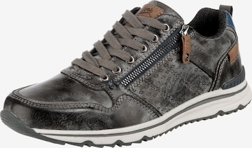 Sneaker bassa di Dockers by Gerli in nero: frontale