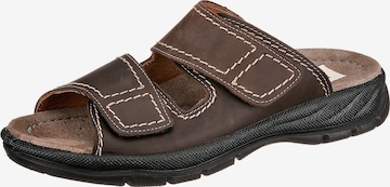 JOMOS Mules 'Activa' in Brown: front