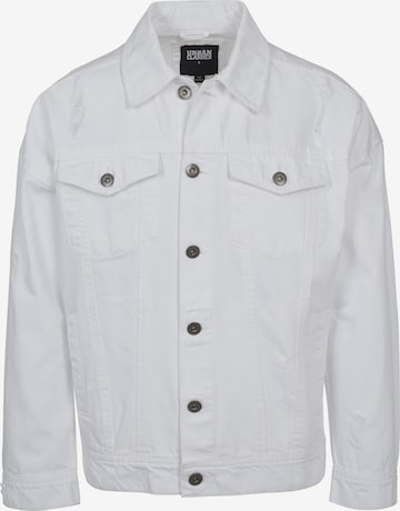 Urban Classics Between-Season Jacket in White: front