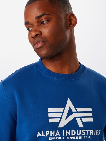 Sweat-shirt ALPHA INDUSTRIES en bleu