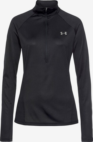 UNDER ARMOUR Performance Shirt 'Tech' in Black: front