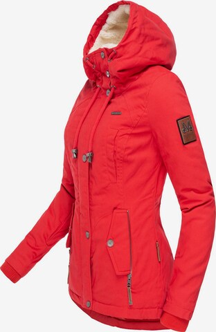 MARIKOO Winter Jacket 'Bikoo' in Red