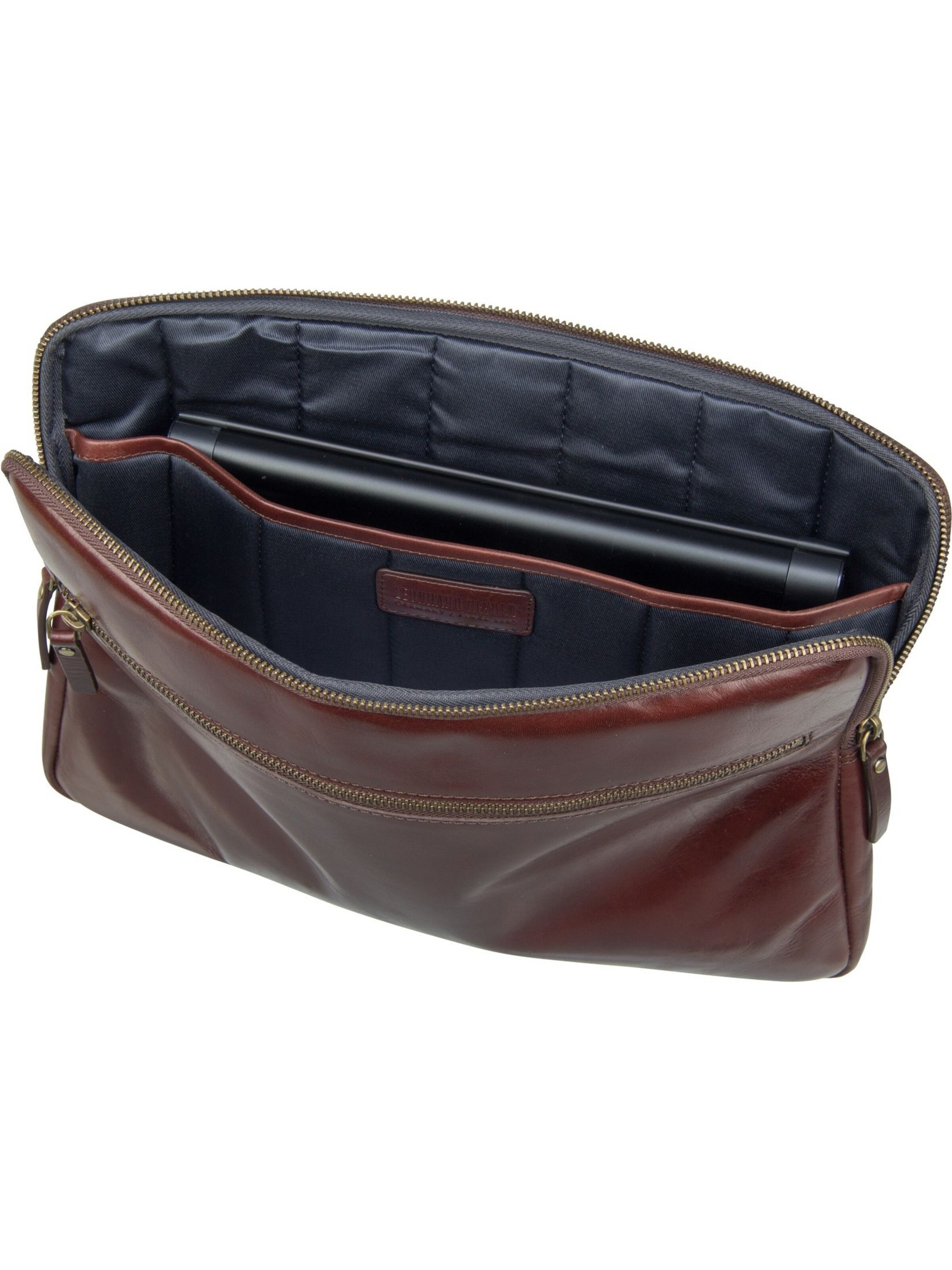 LEONHARD HEYDEN Laptop Bag 'Cambridge' in Brown