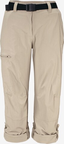 Maier Sports Regular Outdoor Pants 'Lulaka' in Beige