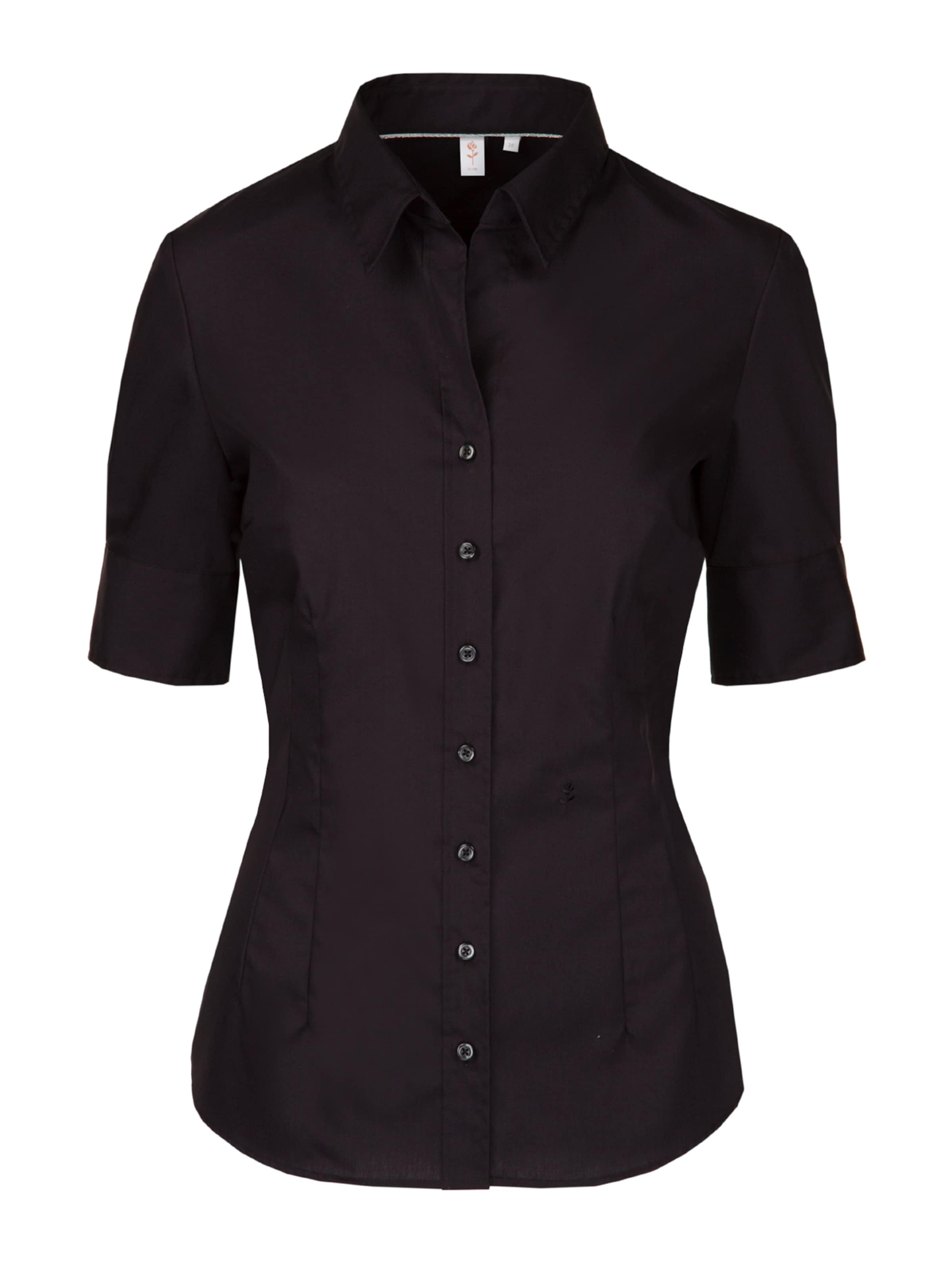 SEIDENSTICKER - Blusa 'Schwarze Rose' en negro: frente