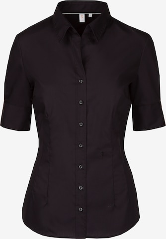 Camicia da donna 'Schwarze Rose' di SEIDENSTICKER in nero: frontale