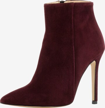 EVITA Ankle Boots in Red: front