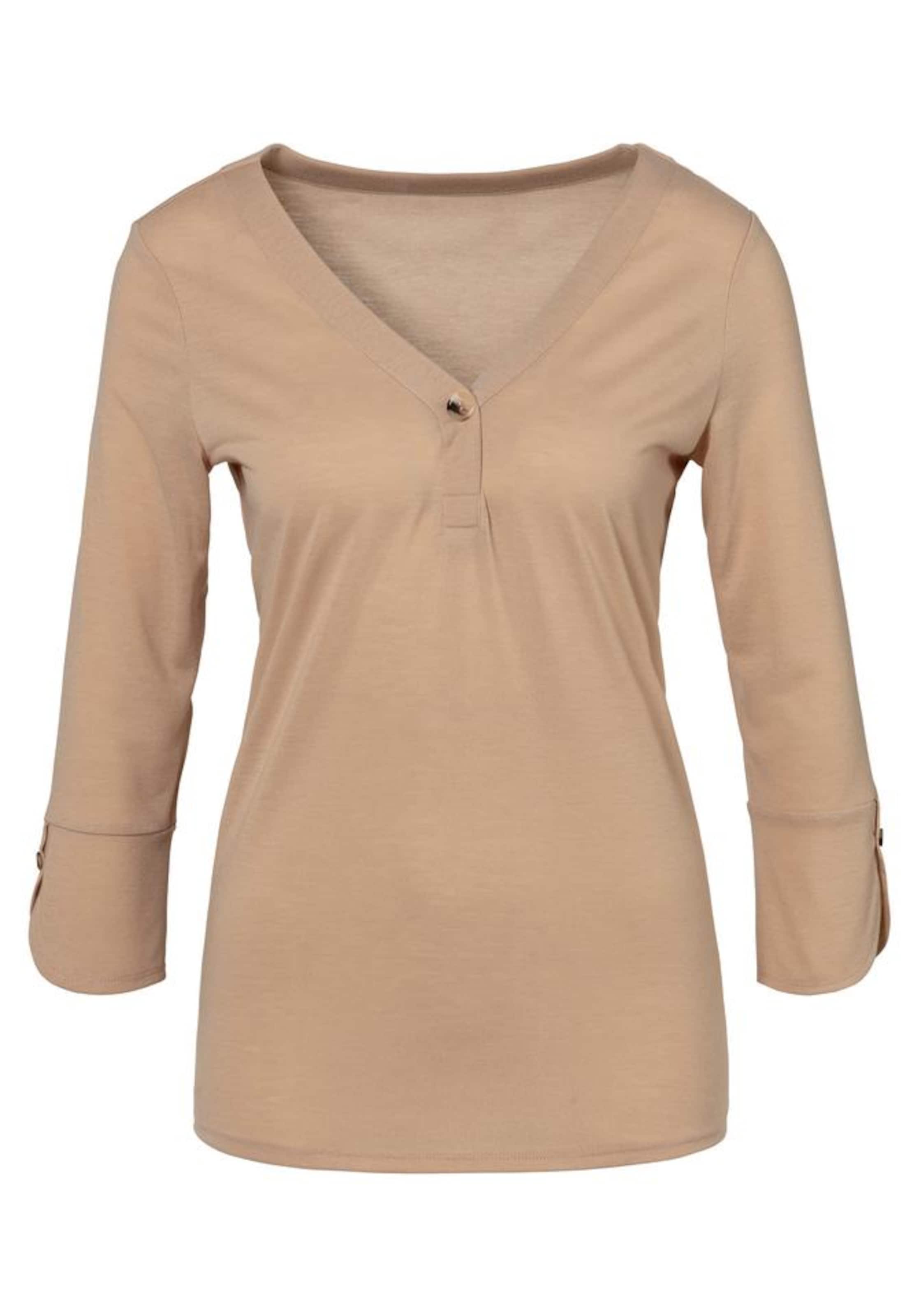 Maglietta di LASCANA in beige: frontale