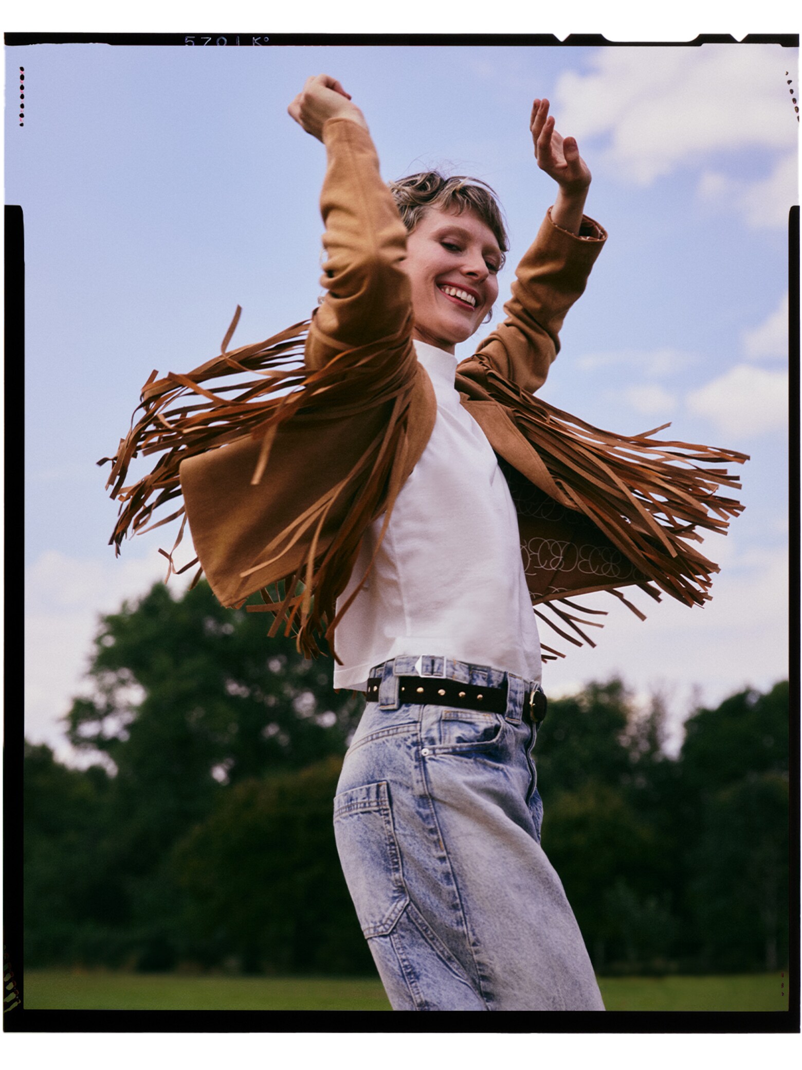 Florence - Suede Fringes & Denim Rodeo Look