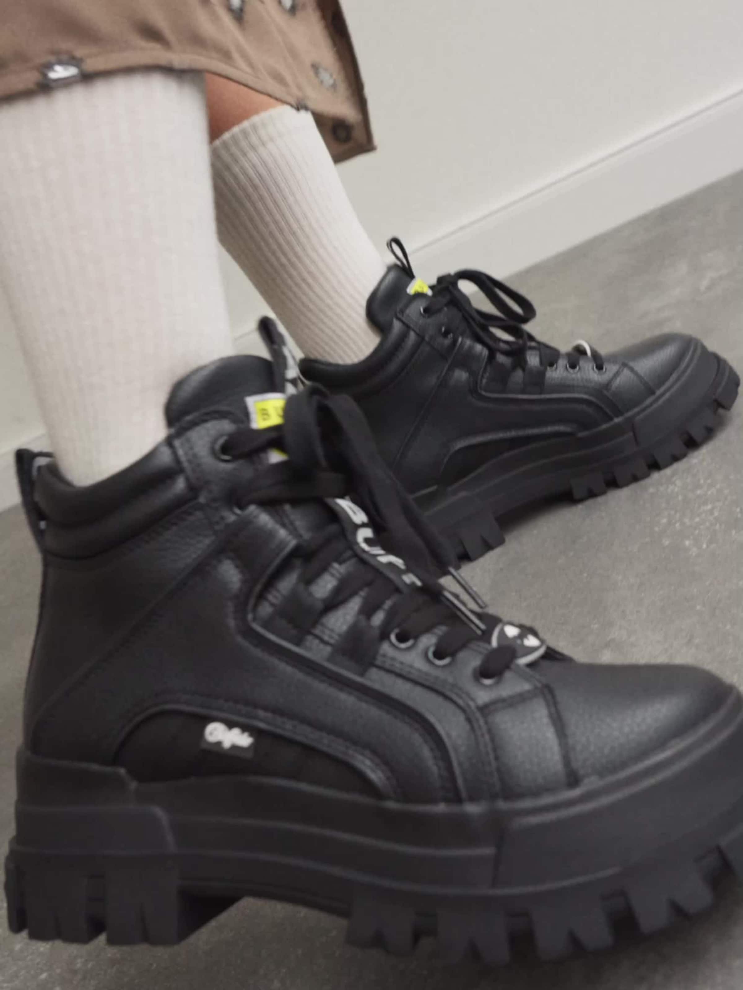 BUFFALO Stivaletto stringato 'Aspha' in Nero ABOUT YOU - Main Image