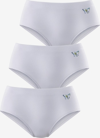 Slip scultant 'Bauch weg' PETITE FLEUR en blanc : devant