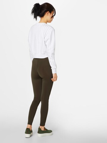 Urban Classics Skinny Leggings 'Tech Mech' i grön