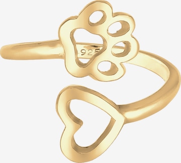 Nenalina Ring 'Herz, Pfote' in Gold