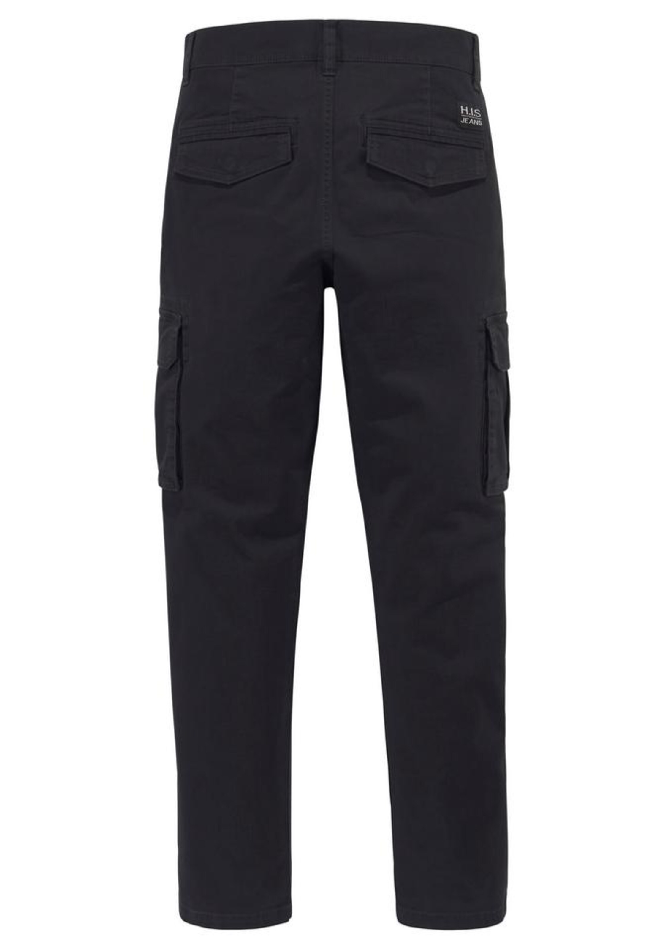 H.I.S Regular Cargo Pants in Black