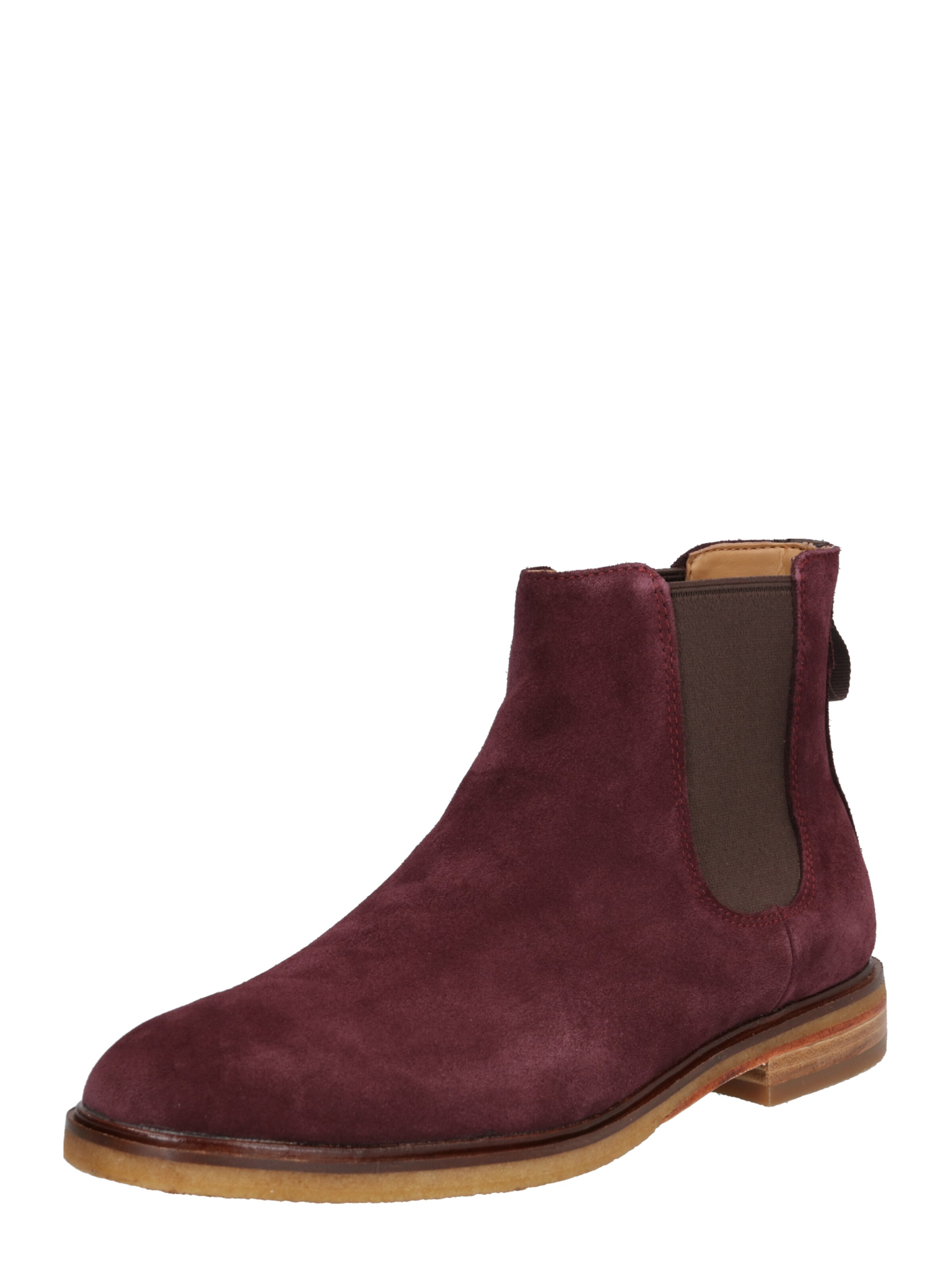 CLARKS - Chelsea boots 'Clarkdale Gobi' in de kleur Bourgogne
