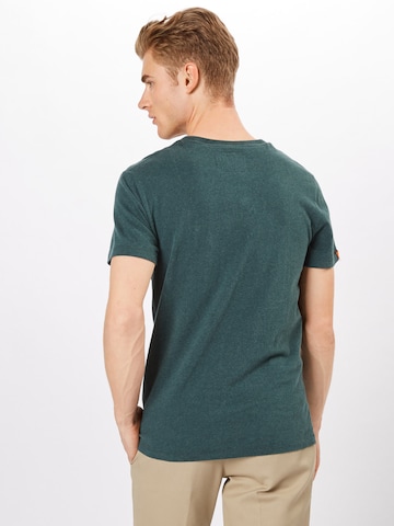 Superdry Regular Fit T-Shirt in Grün: zadná strana