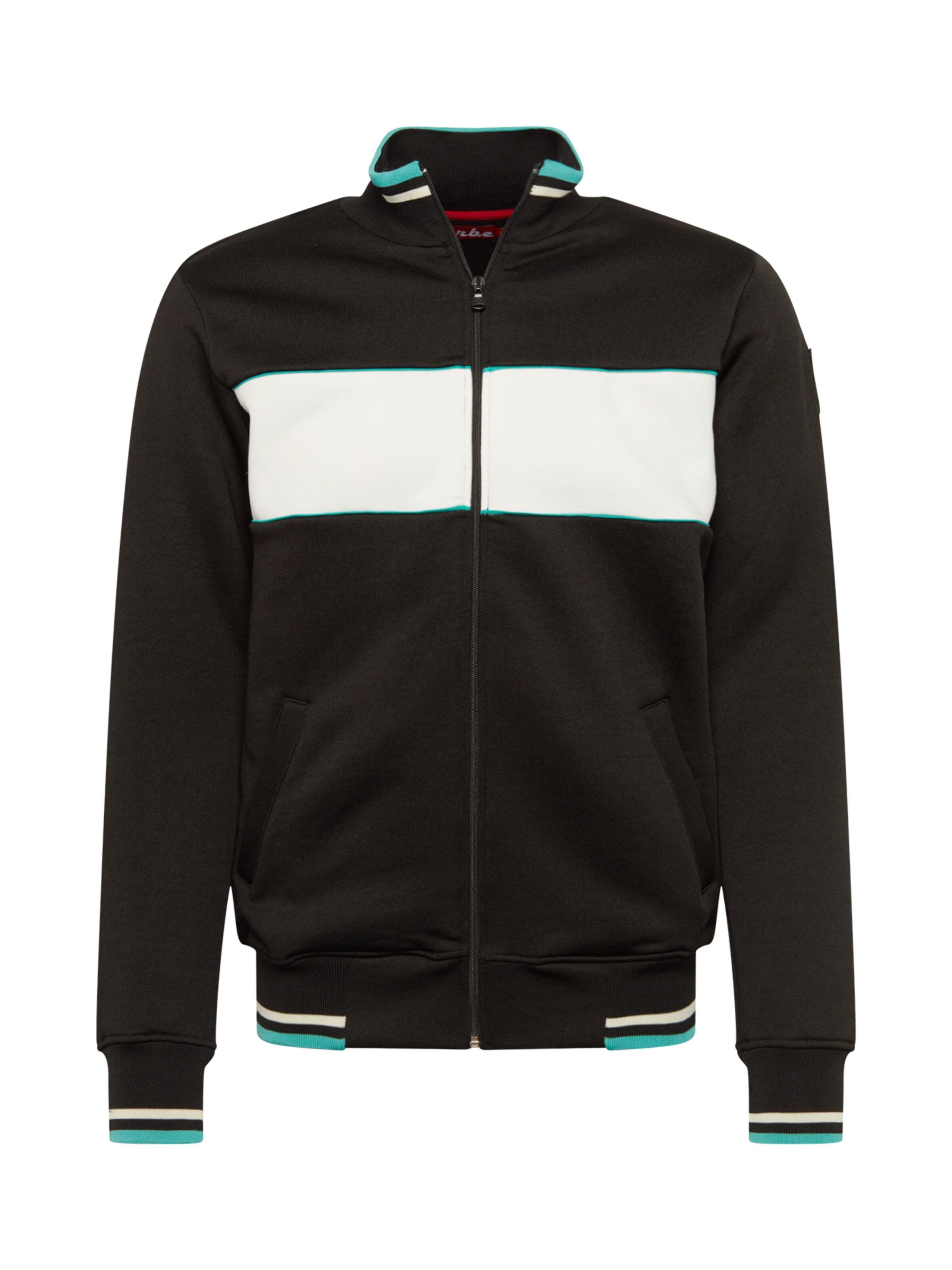 Derbe - Sweatvest 'Trainer TREY' in de kleur Zwart