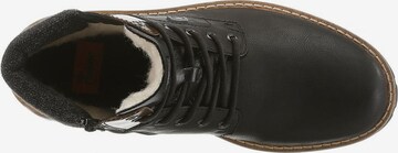 Rieker Lace-Up Boots in Black