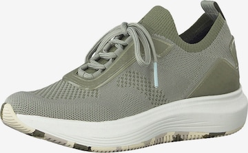 TAMARIS Sneakers laag in Groen: voorkant