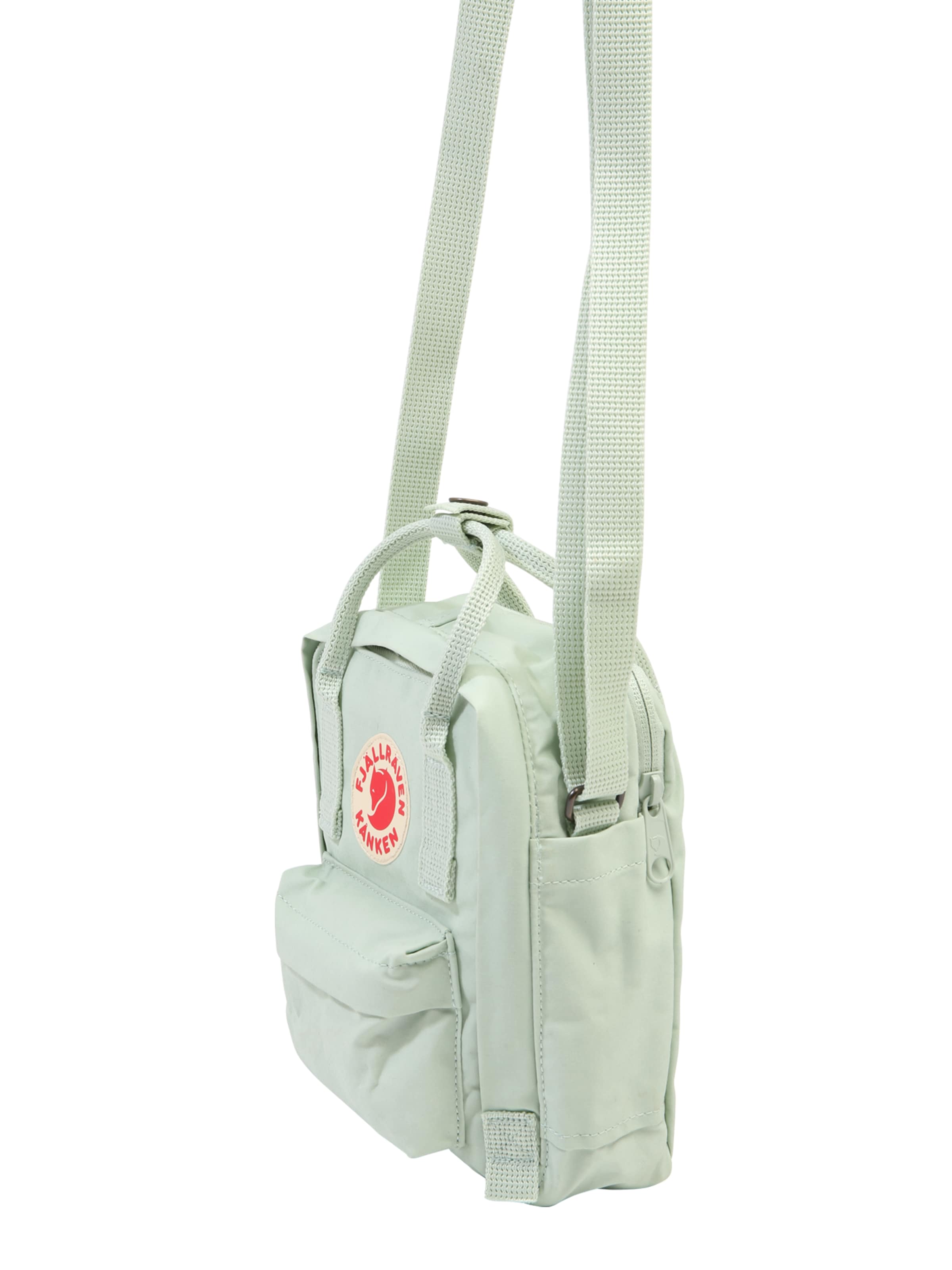 zaļš Fjällräven Pleca soma 'Kånken'