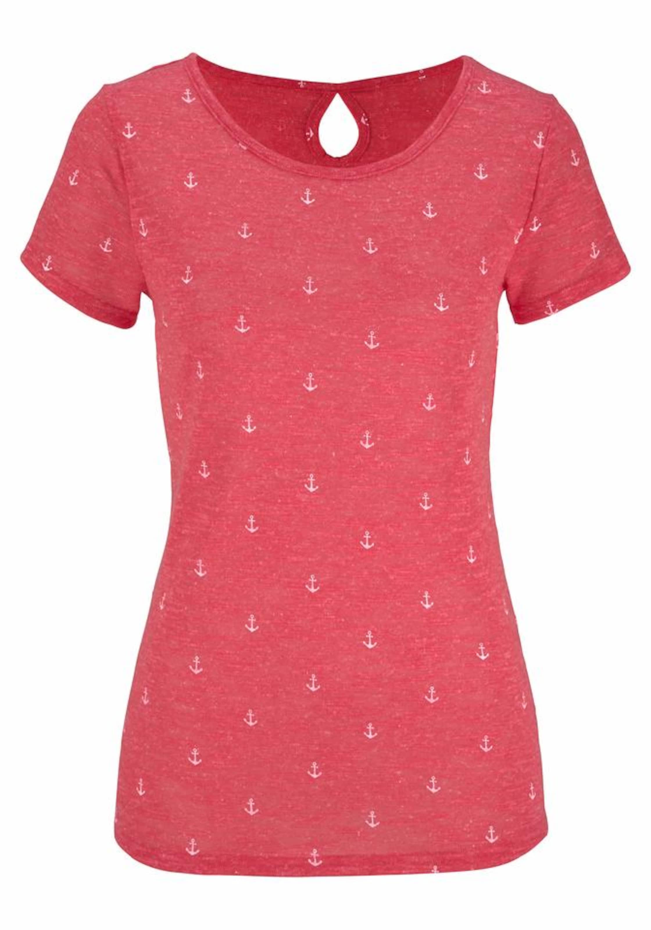 BEACH TIME Póló - piros