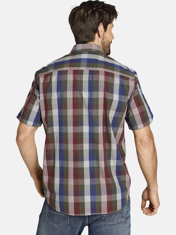 Jan Vanderstorm Comfort fit Button Up Shirt 'Reedo' in Blue