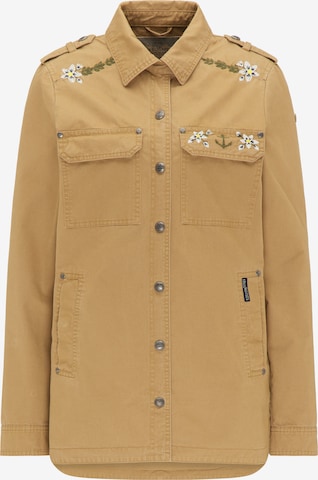 DREIMASTER Between-Season Jacket in Brown: front