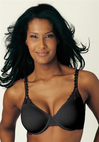 NUANCE T-shirt Bra in Black: front