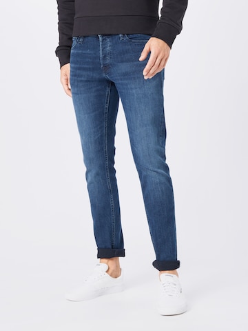 JACK & JONES Slimfit Jeans 'Glenn' in Blauw: voorkant