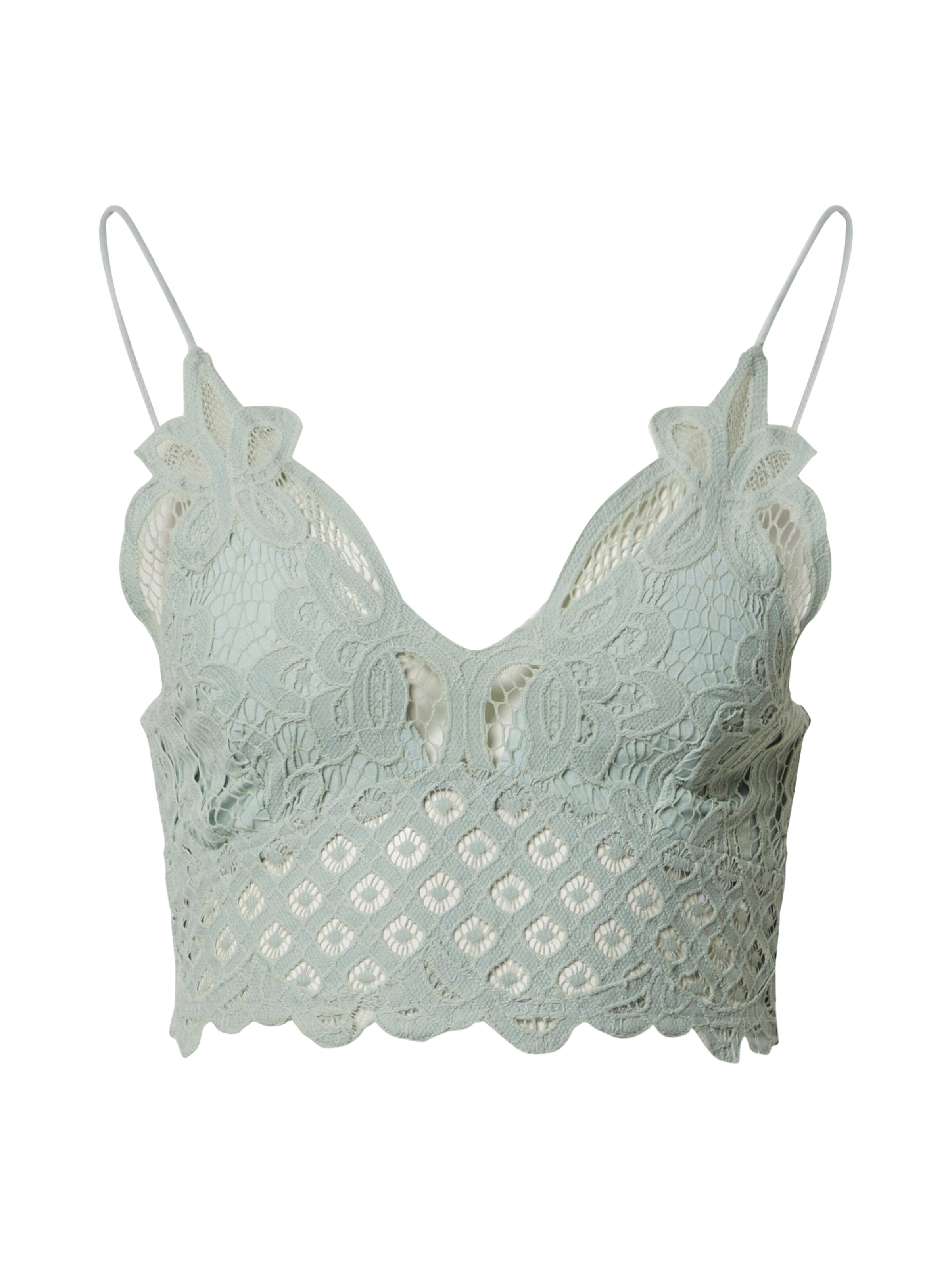 ABOUT YOU Top 'Melody' in Green: front