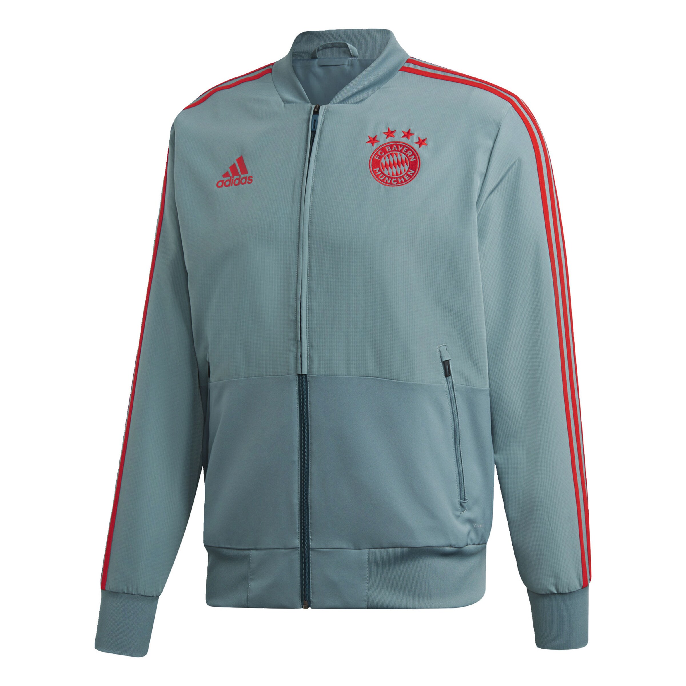 ADIDAS PERFORMANCE - Sportsweatvest 'FC Bayern München' in de kleur Jade groen
