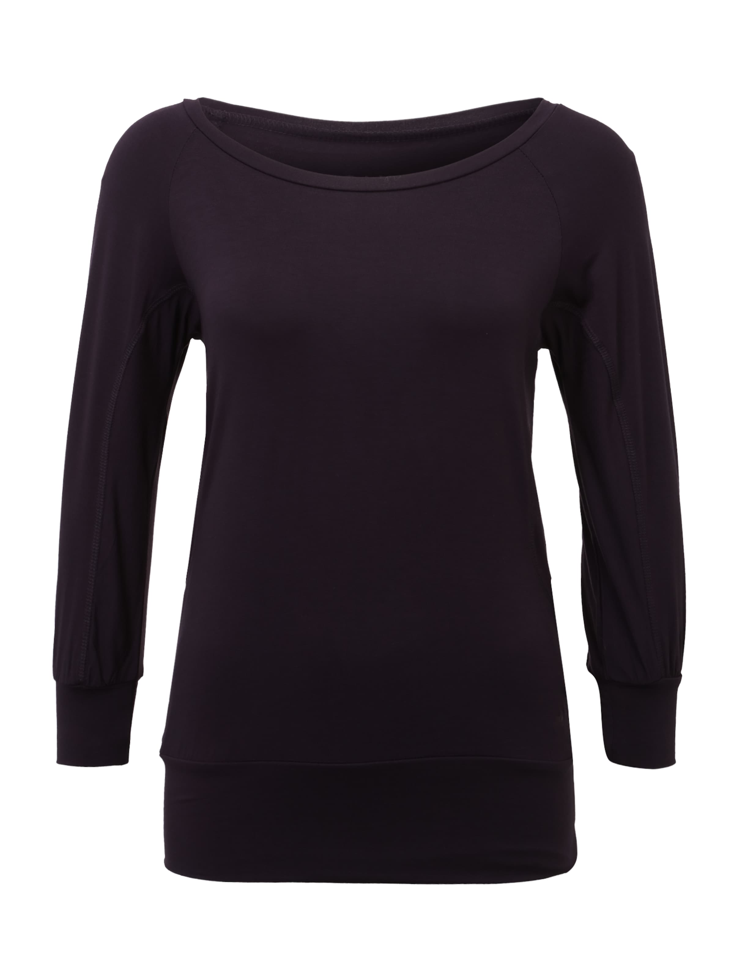 CURARE Yogawear Shirt 'Flow' in Lila: Vorderseite
