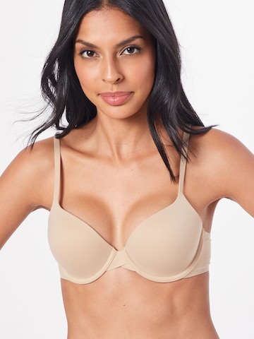 smėlio Calvin Klein Underwear Marškinėliai Liemenėlė: priekis