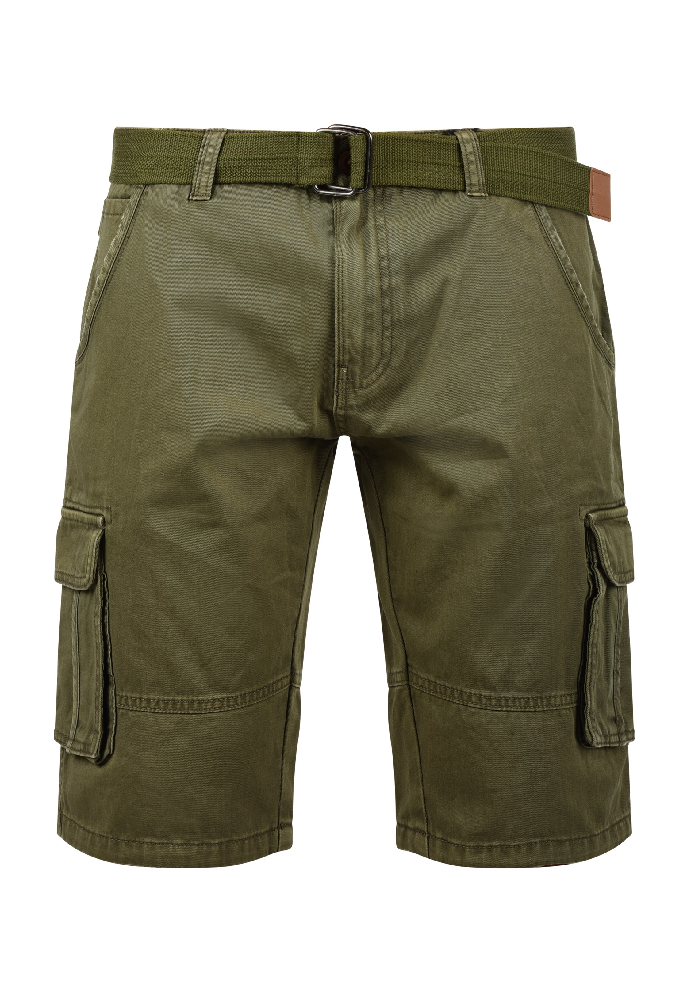 Pantalon cargo 'Costa' INDICODE JEANS en vert : devant