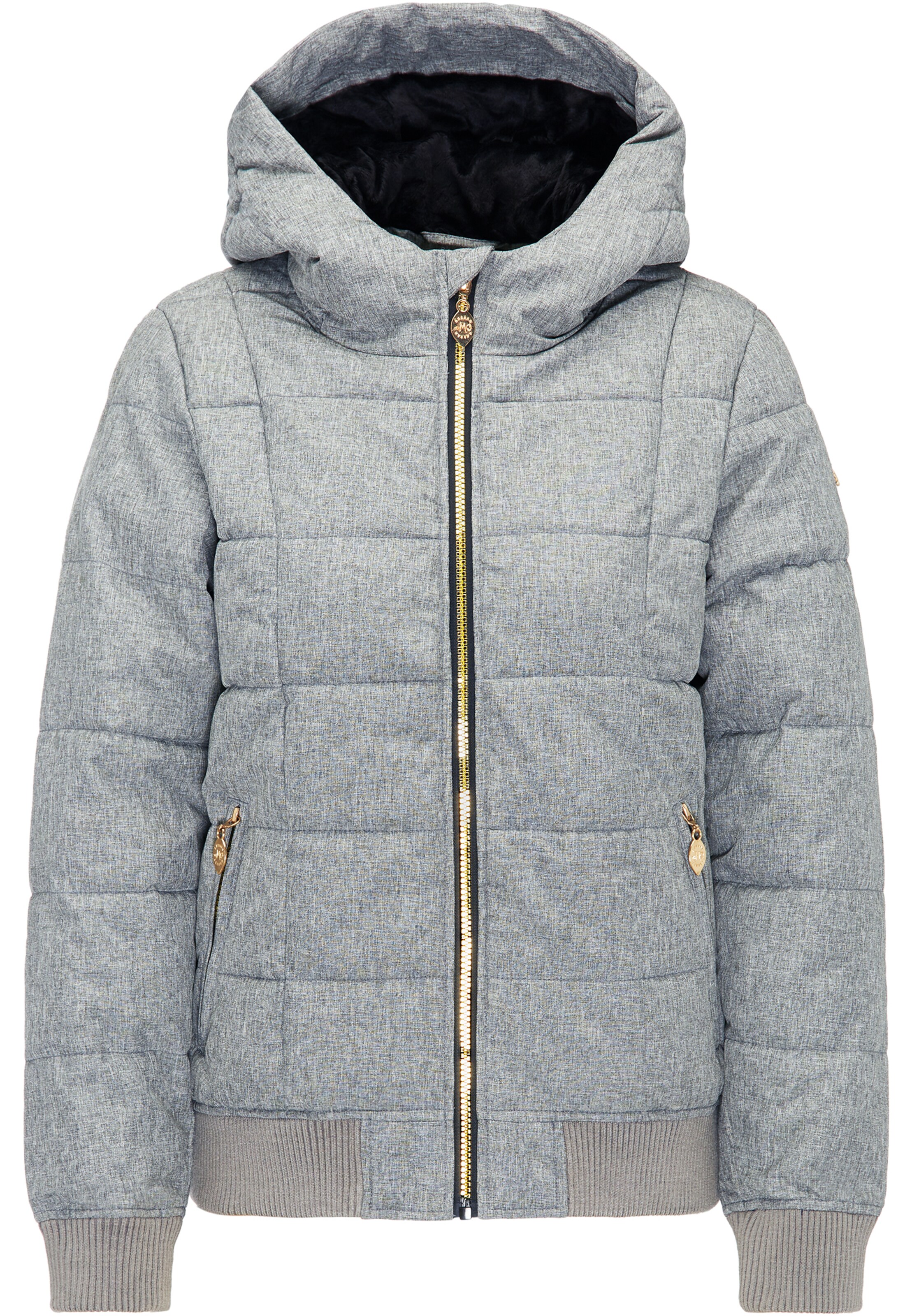 MYMO - Winterjas in de kleur Lichtgrijs