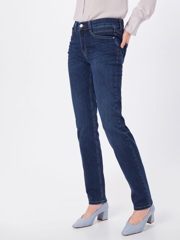 MAC Slimfit Jeans 'Angela' in Blauw: voorkant